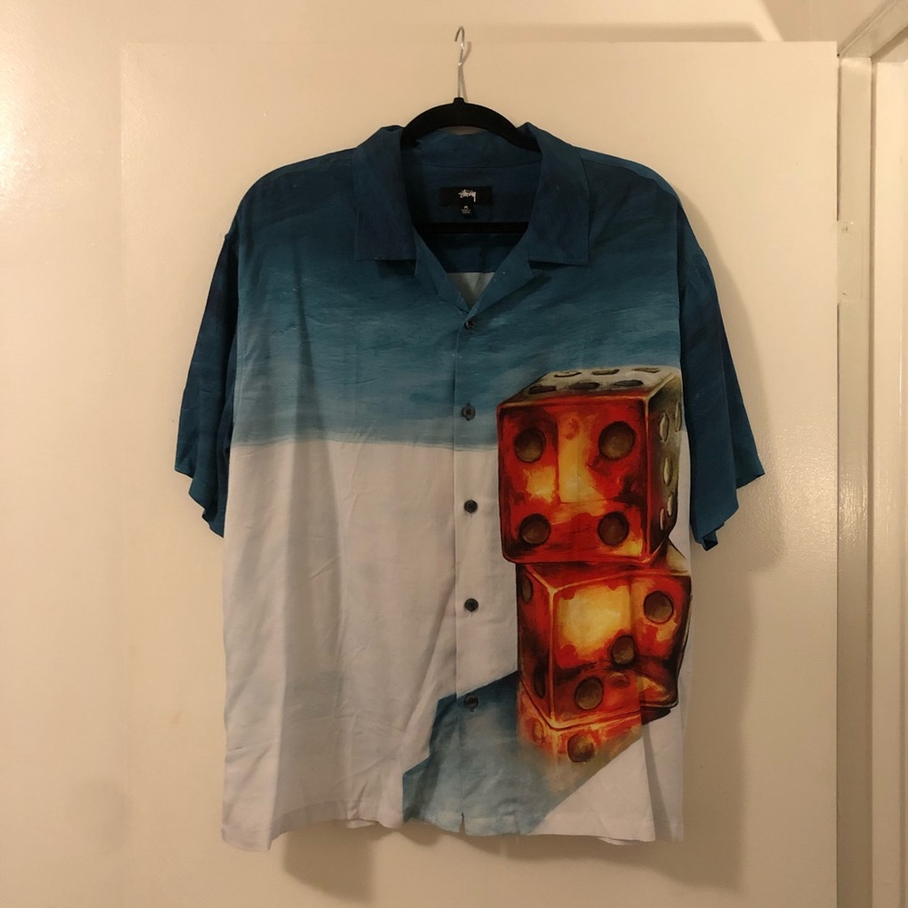 Stussy DICE PAINTING SHIRT 21ss